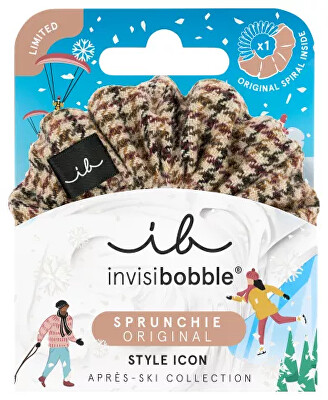 Invisibobble - Gumička do vlasů Sprunchie Apres Ski Jacquard