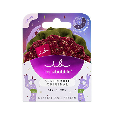 Invisibobble - Gumička do vlasů Sprunchie Mystica Merry for Love 2 ks