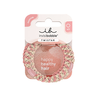 Invisibobble - Gumička Twistar Blush Braids 3 ks