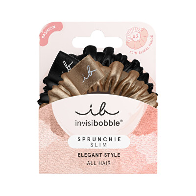 Invisibobble - Gumičky do vlasů Sprunchie Slim True Golden 2 ks