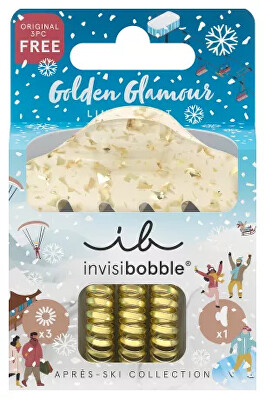 Invisibobble - Sada vlasových doplňků Apres Ski Golden Glamour