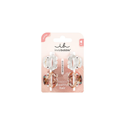 Invisibobble - Skřipeček do vlasů Clipstar Petit Bijoux S 4 ks