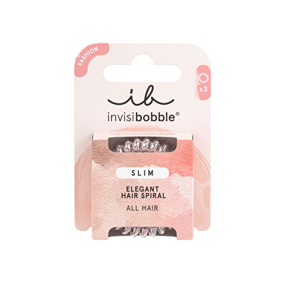 Invisibobble - Tenká spirálová gumička do vlasů Slim Vanity Fairy 3 ks