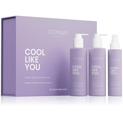 ICONIQUE Professional - Dárková sada pro studenou & zářivou blond Cool Like You