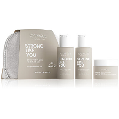 ICONIQUE Professional - Dárková sada péče pro poškozené vlasy Strong Like You