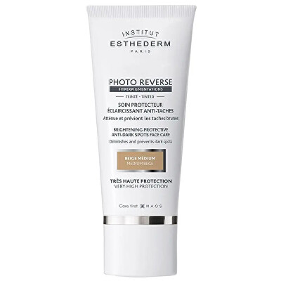 Institut Esthederm - Tónovaný ochranný krém proti pigmentovým skvrnám Photo Reverse Beige Medium (Face Care) 50 ml