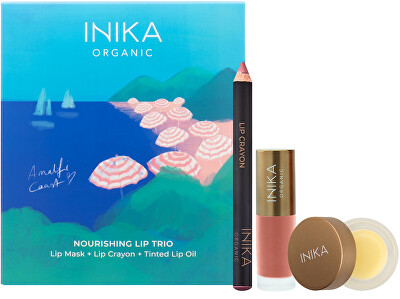 INIKA Organic - Dárková sada Nourishing Lip Trio Set