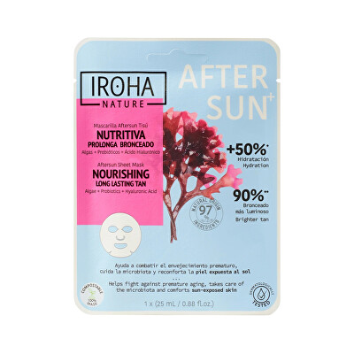 Iroha - Vyživující maska Nourishing Aftersun Face Sheet Mask 25 ml
