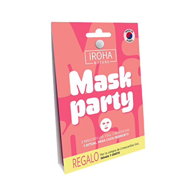Iroha - Dárková sada pleťových masek Party Mask 3 x 20 ml