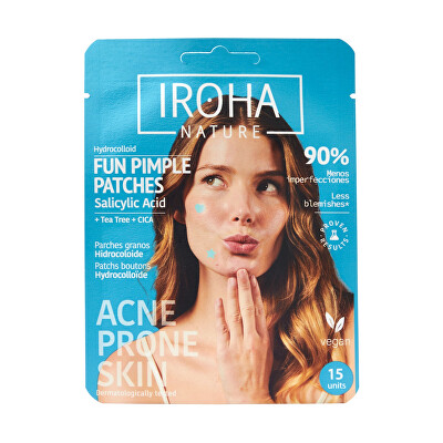 Iroha - Náplasti na akné Fun Pimple Patches 15 ks