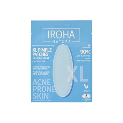 Iroha - Extra velké náplasti na akné XL Pimple Patches 5 ks