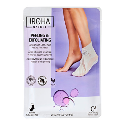 Iroha - Peelingová a exfoliační maska na nohy Peeling Foot Mask 1 pár