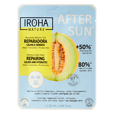 Iroha - Regenerační maska Repairing Aftersun Face Sheet Mask 25 ml