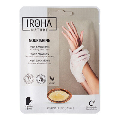 Iroha - Vyživující maska na ruce Nourishing Hand Mask 2 x 9 ml