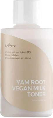 Isntree - Vyživující a hydratační mléčné tonikum Yam Root Vegan Milk (Toner) 200 ml