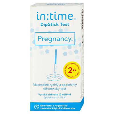 InTime - Těhotenský test Pregnancy DipStick Test 2 ks