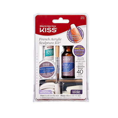 KISS - Akrylová sada francouzské manikúry (French Sculpture Acrylic Kit)