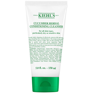 Kiehl's - Jemně pěnivá čisticí pleťová emulze Cucumber Herbal (Conditioning Cleanser) 150 ml