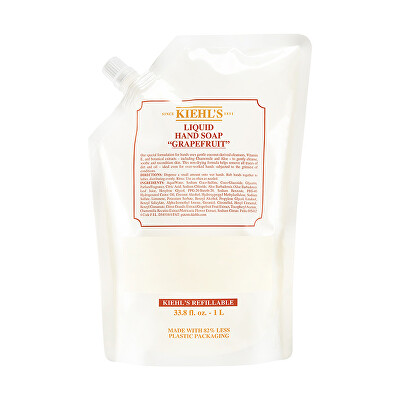 Kiehl's - Náhradní náplň do pečujícího mýdla na ruce Grapefruit (Liquid Hand Soap Refill) 1000 ml
