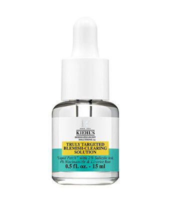 Kiehl's - Neviditelná tekutá náplast na akné (Truly Targered Blemish-Clearing Solution) 15 ml