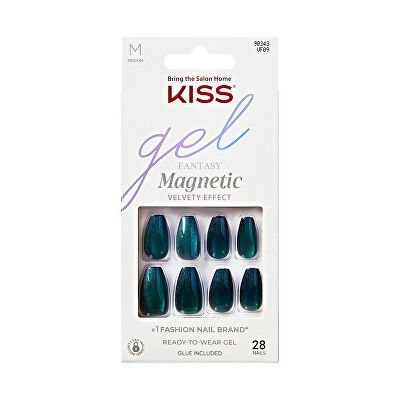 KISS - Gelové nehty Gel Fantasy Magnetic (Chameleon) 28 ks