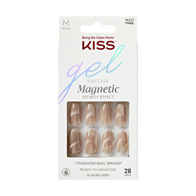 KISS - Gelové nehty Gel Fantasy Magnetic (Drama) 28 ks