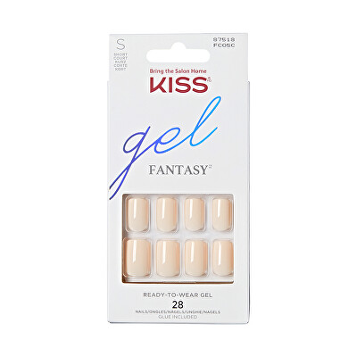KISS - Umělé nehty Gel Fantasy Nails Creamy 28 ks
