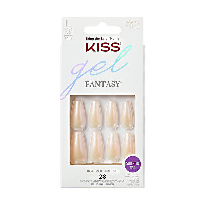 KISS - Gelové nehty Gel Sculpted Nails (Hold Me Closer) 28 ks