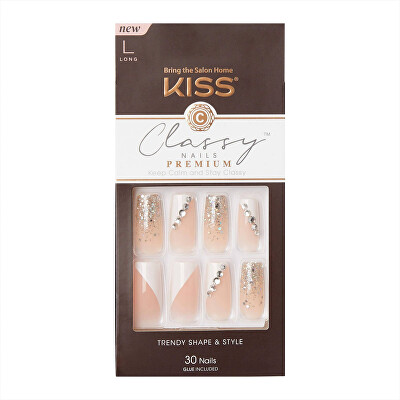KISS - Gelové nehty Classy Nails Premium Gorgeous 30 ks