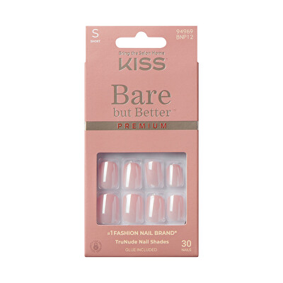 KISS - Gelové nehty Bare-But-Better Premium 30 ks