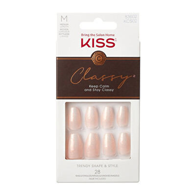KISS - Nalepovací nehty Classy Nails Cozy Meets Cute 28 ks