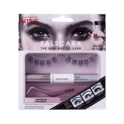 KISS - Sada pro aplikaci umělých řas Falscara Eyelash Starter Kit