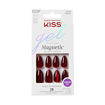 KISS - Umělé nehty Gel Fantasy Magnetic - BeatBelles 28 ks
