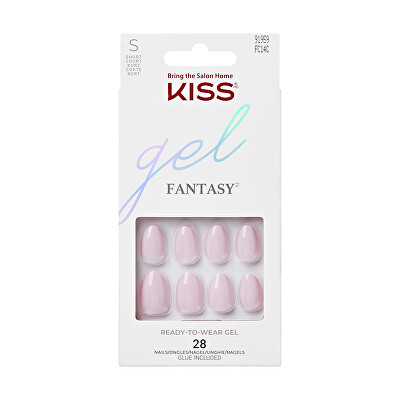 KISS - Umělé nehty Gel Fantasy Nails -  Pure Love 28 ks