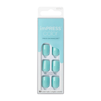 KISS - Samolepící nehty imPRESS Color Mint To Be 30 ks