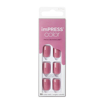 KISS - Samolepící nehty imPRESS Color Petal Pink 30 ks