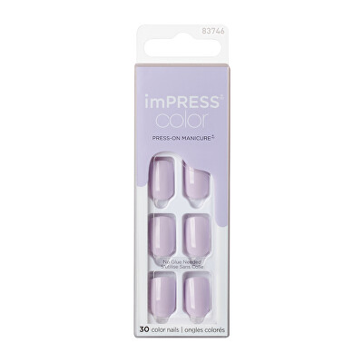 KISS - Samolepící nehty imPRESS Color Picture Purplect 30 ks