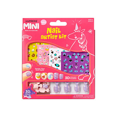 KISS - Samolepící nehty pro děti imPRESS Kids Nail Artist Kit