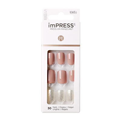 KISS - Samolepící nehty imPRESS Nails One More Chance 30 ks