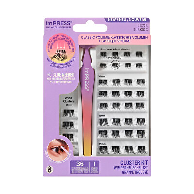 KISS - Umělé řasy imPRESS Press on Falsies Kit 02C
