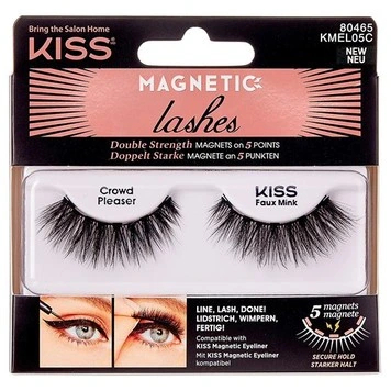 KISS - Magnetické řasy 05 Crowd Pleaser (Magnetic Lashes Double Strength)