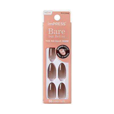 KISS - Nalepovací nehty ImPRESS Bare but Better MA - Cozy 30 ks