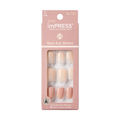 KISS - Samolepící nehty imPRESS BBB Nail Simple Pleasure 30 ks