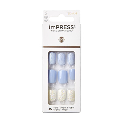 KISS - Samolepící nehty imPRESS Nails Lavender Whisper 30 ks