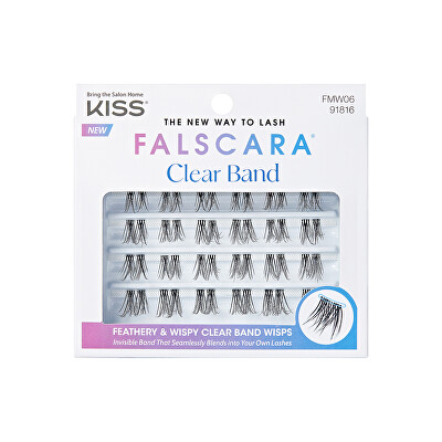 KISS - Trsové řasy Falscara Multipack - Clear band