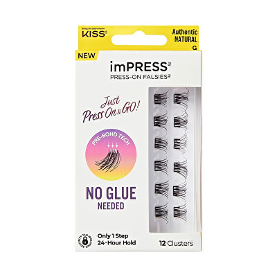 KISS - Trsové řasy imPRESS 02 Authentic Natural