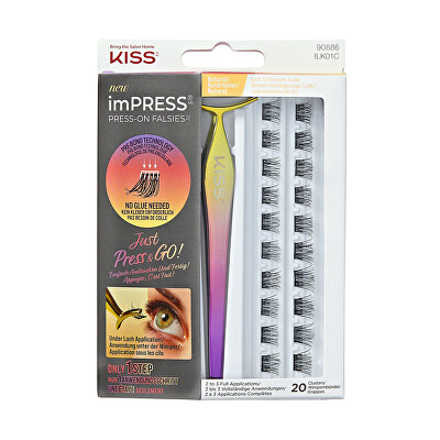 KISS - Umělé trsové řasy imPRESS Press on Falsies Kit 01