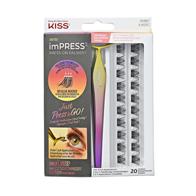 KISS - Umělé trsové řasy imPRESS Press on Falsies Kit 02