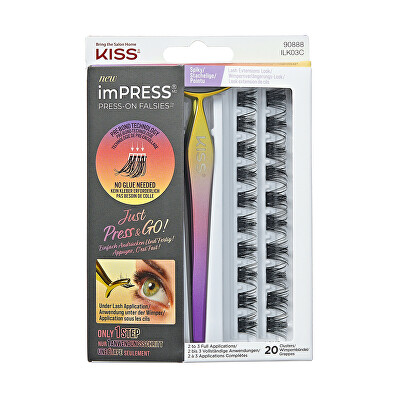 KISS - Umělé trsové řasy imPRESS Press on Falsies Kit 03