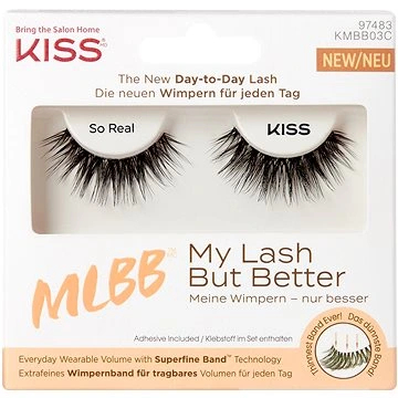 KISS - Umělé řasy pro přirozený objem My Lash But Better 03